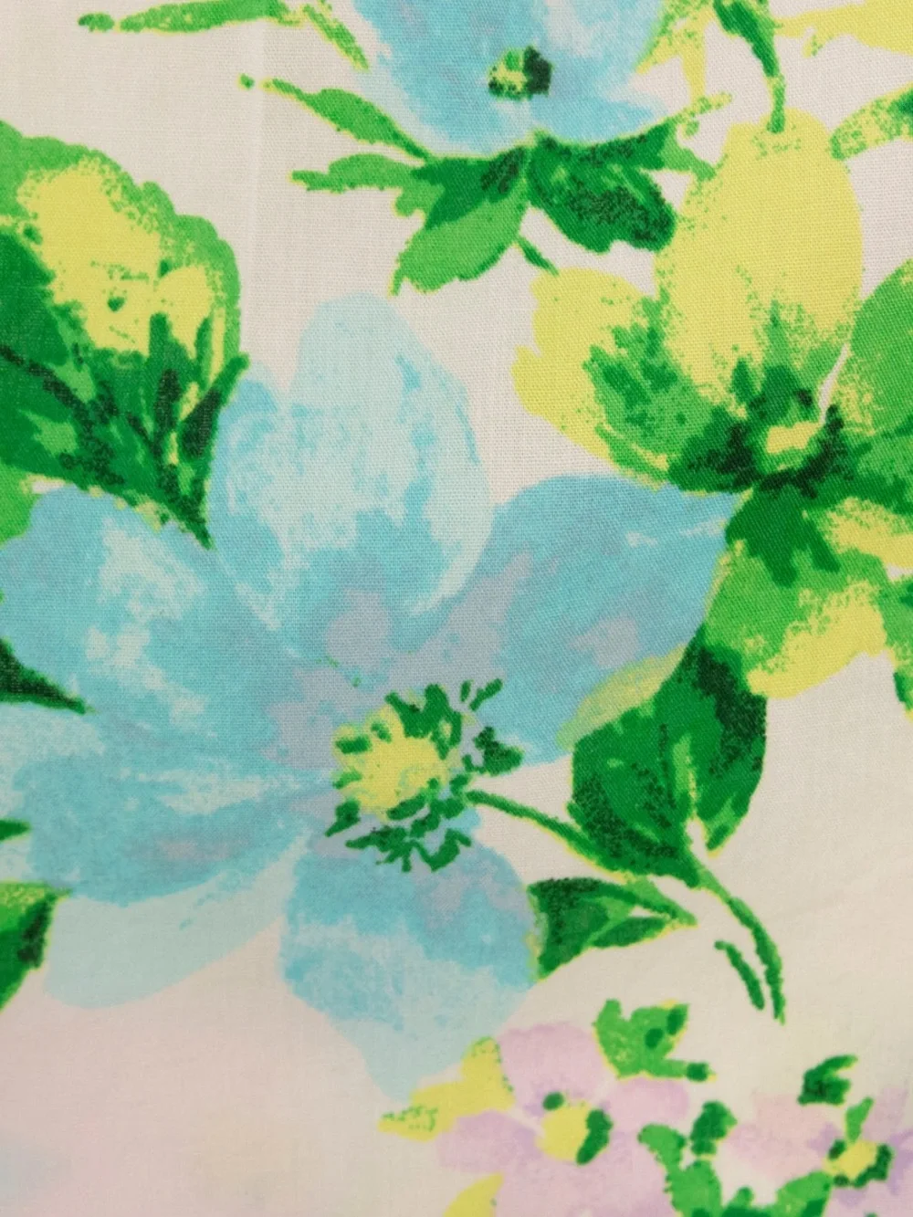 Old Navy White Floral Short Sleeve Button-Up Shirt